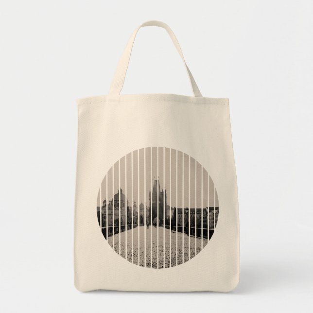 Tote Bag Pont Charles à Prague (Devant)