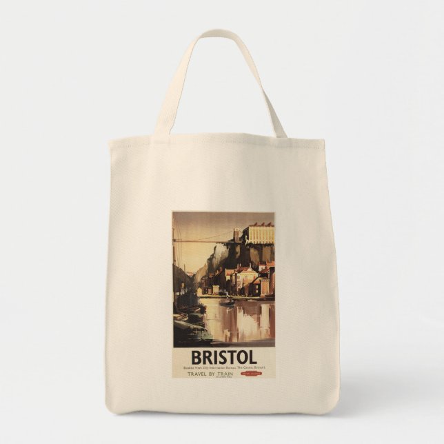 Tote Bag Pont Clifton Suspension et bateaux (Devant)