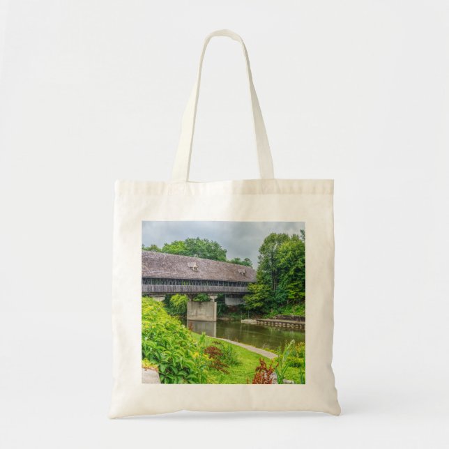 Tote Bag Pont couvert Frankenmuths (Devant)
