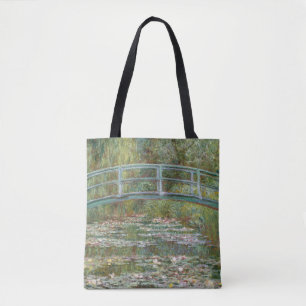 Tote Bag Pont d'art de Monet au-dessus d'un étang des