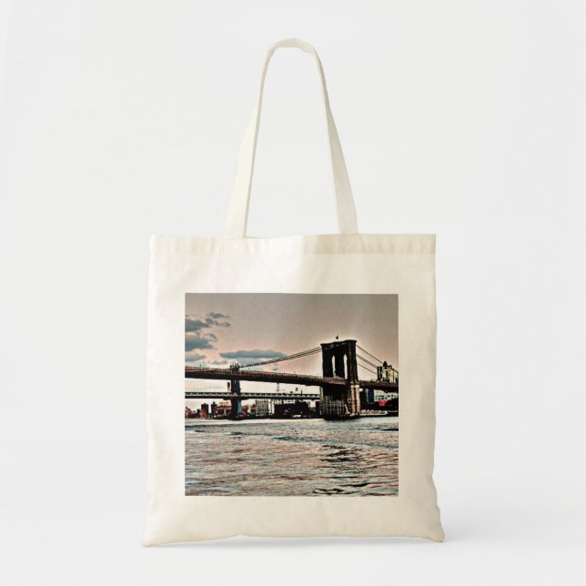 Tote Bag Pont de Brooklyn (Devant)