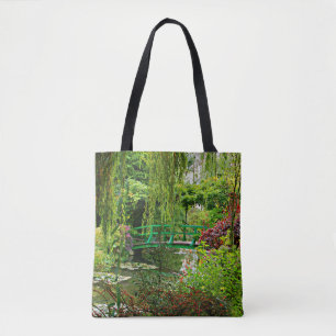 Tote Bag Pont de Monet, Jardin de Monet, Vert, Giverny
