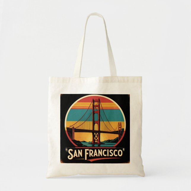Tote Bag Pont Golden Gate San Francisco (Devant)