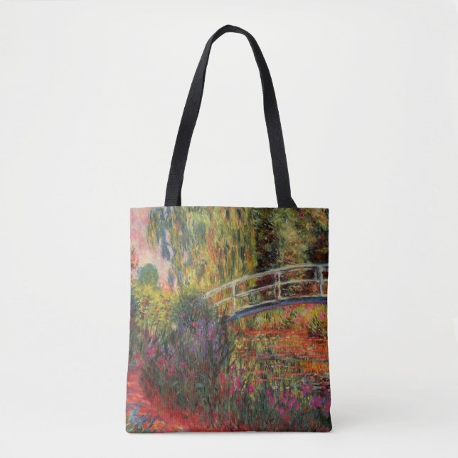 Tote Bag Pont japonais Water Lily Pond par Claude Monet (Devant)