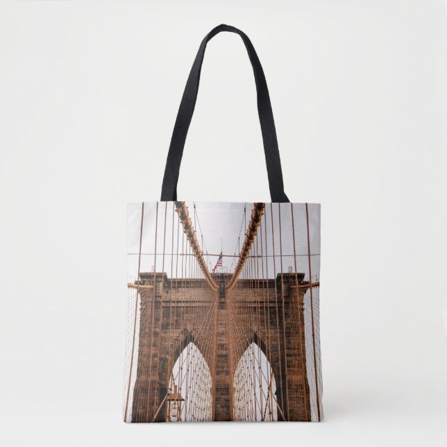 TOTE BAG PONT MANHATTAN NEW YORK (Devant)