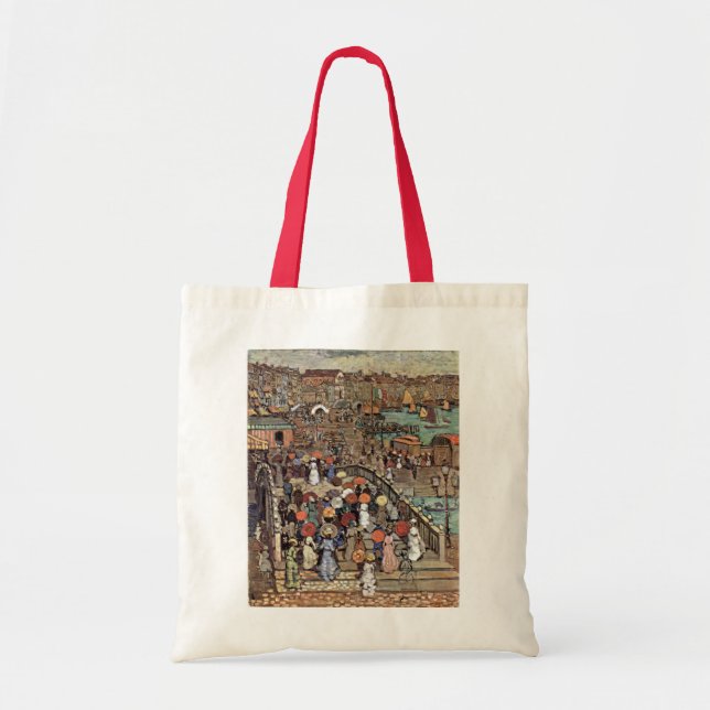Tote Bag Ponte Della Paglia, Venise de Maurice Prendergast (Devant)
