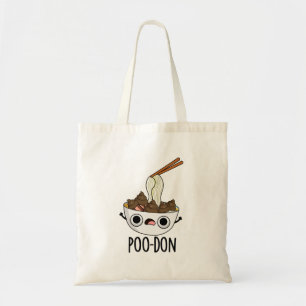 Tote Bag Poo-don Funny Udon Pun