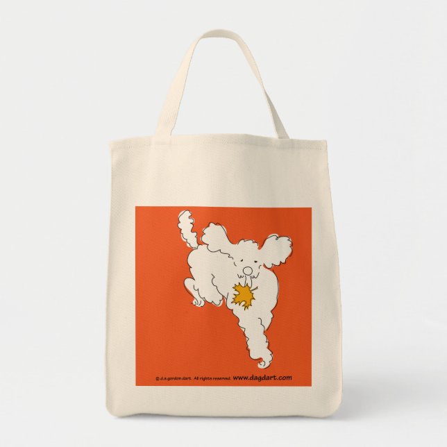 Tote Bag Poodle Fourre-tout (Devant)