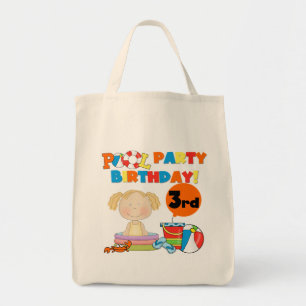 Tote Bag Pool Party 3e anniversaire T-shirts et cadeaux