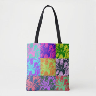 Tote Bag Pop Art Tropical Bold, amusant et coloré