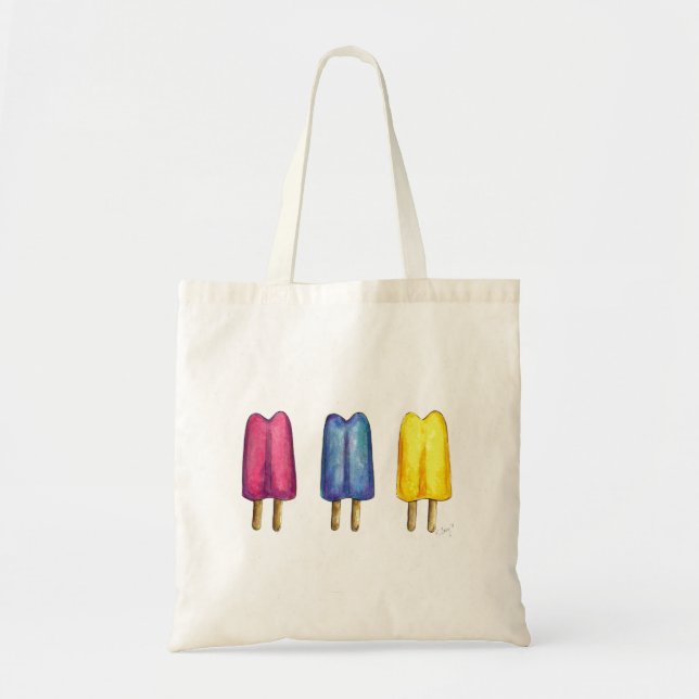 Tote Bag Popsicles Popsicles Twin Pop Dessert Fourre-tout (Devant)