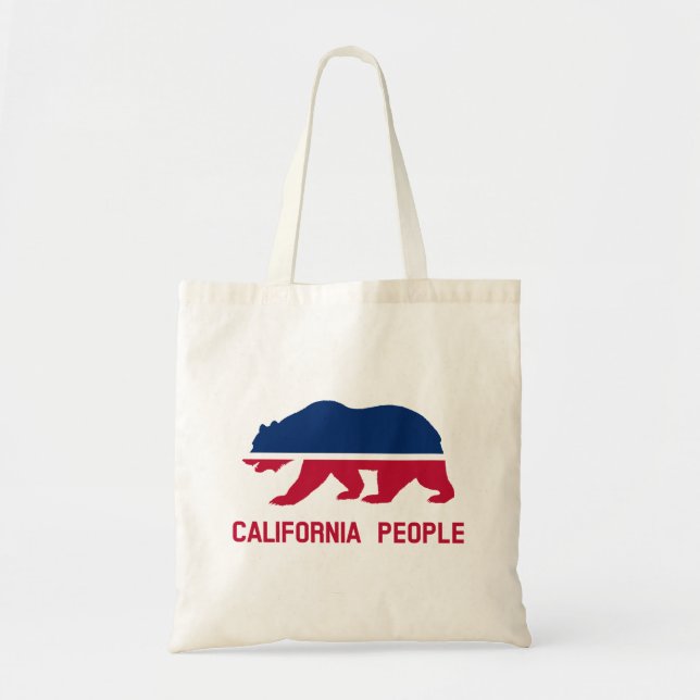 Tote Bag Population de Californie (Devant)
