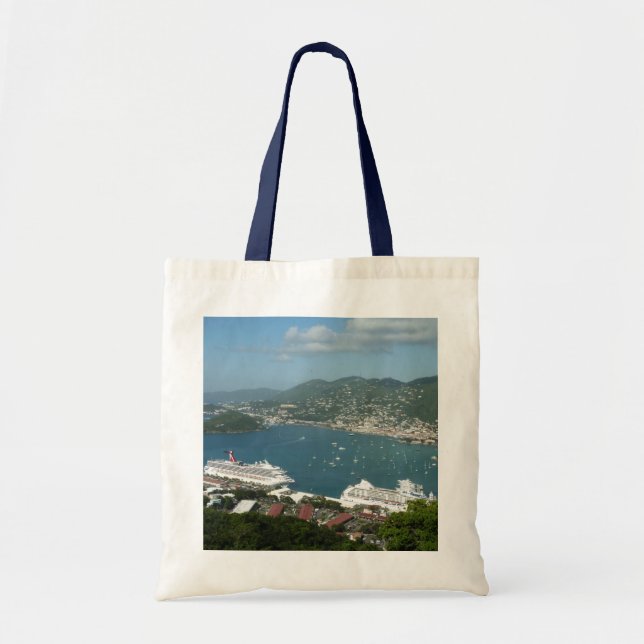 Tote Bag Port à St. Thomas Îles Vierges américaines (Devant)