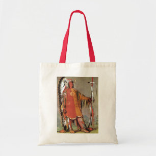 Tote Bag Portait of Indian Chief Mato-Tope by George Catlin