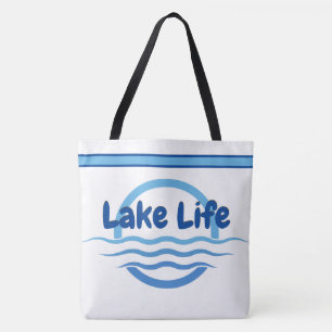 Tote Bag Porte-bateau Lake Life personnalisée