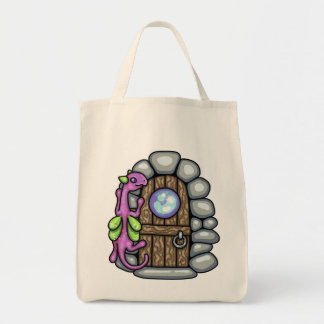 Tote Bag Porte féerique de dragon par Carrie Michael