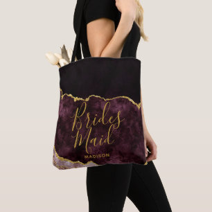Tote Bag Porte-mère en marbre de Bourgogne et huile d'or
