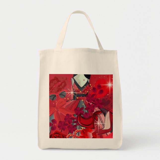 Tote Bag Porter rouge (Devant)