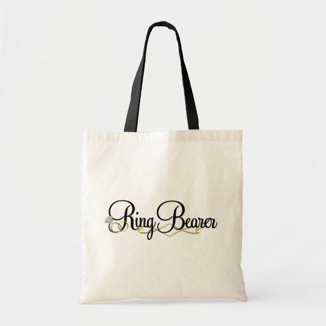 Tote Bag Porteur d'alliances - mariage (Devant)