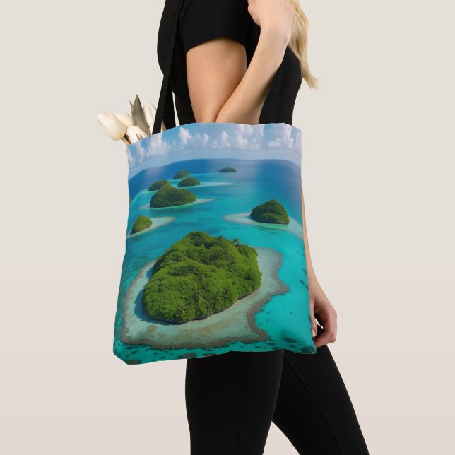 Tote Bag "Portez la côte : Archipel tropical (De près)