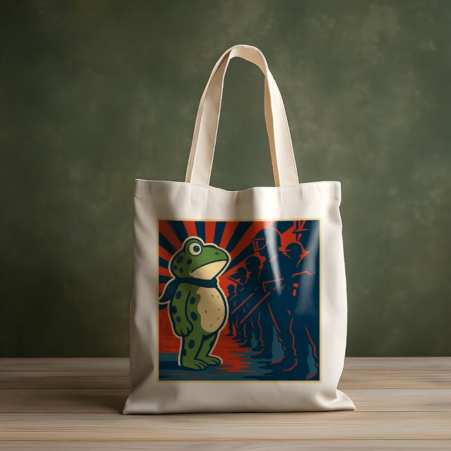 Tote Bag Portland Frog Protest (Créateur téléchargé)