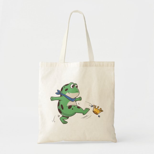 Tote Bag Portland Frog Protest Anti ICE  (Devant)