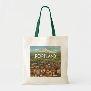 Tote Bag Portland, scène de vintagecity d'Oregan