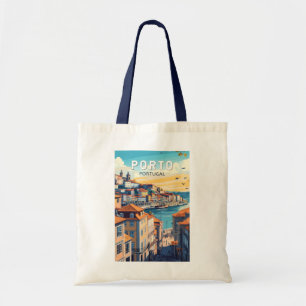 Tote Bag Porto Portugal Travel Art Vintage