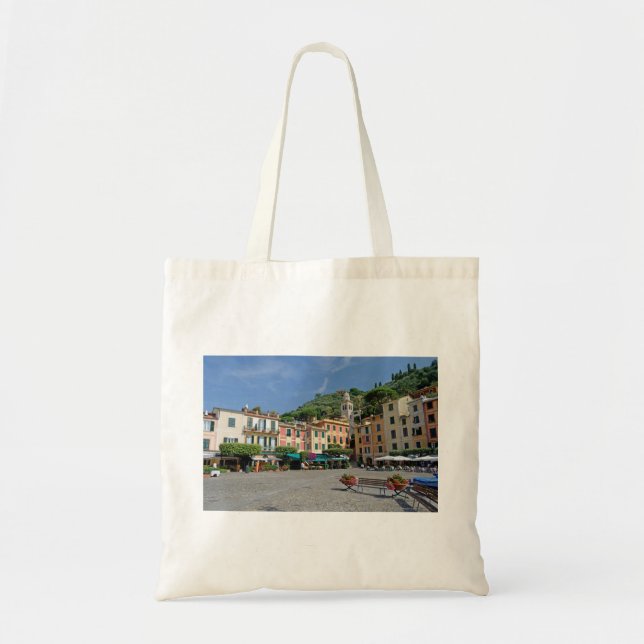 Tote Bag Portofino, Italie. Carré du village de Portofino (Devant)