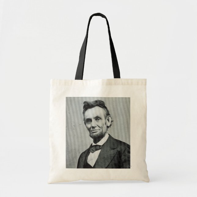 Tote Bag Portrait d'Abe Lincoln 1 (Devant)