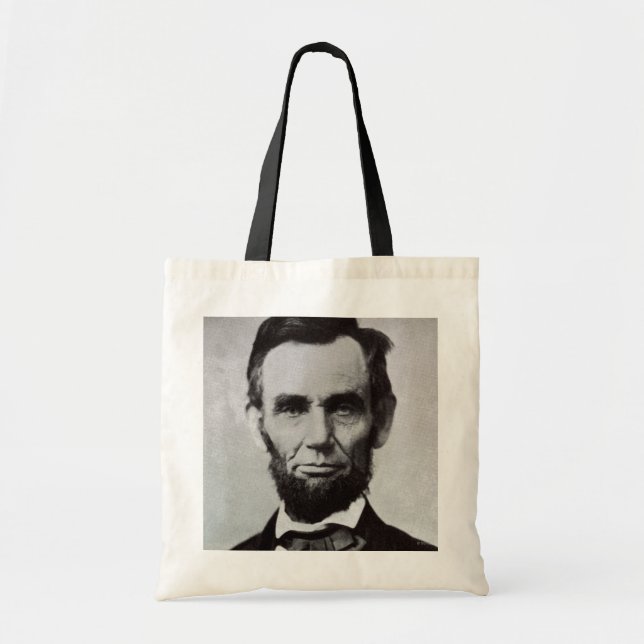Tote Bag Portrait d'Abe Lincoln 2 (Devant)