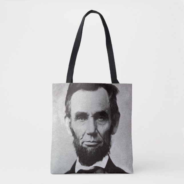Tote Bag Portrait d'Abe Lincoln 2 (Devant)