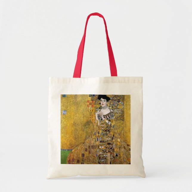 Tote Bag Portrait d'Adele Bloch-Bauer par Gustav Klimt (Devant)