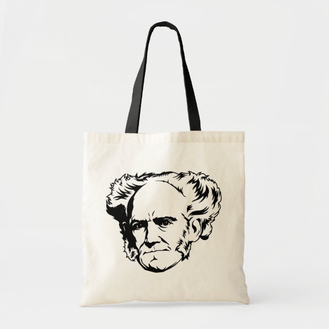 Tote Bag Portrait d'Arthur Schopenhauer (Devant)