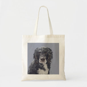 Tote Bag Portrait de chien croisé Spaniel 