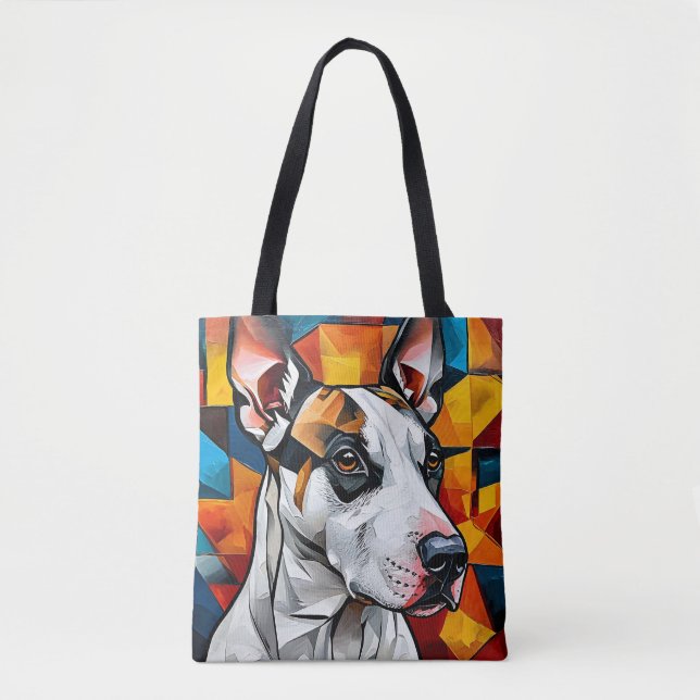 Tote Bag Portrait de chien mignon (Devant)