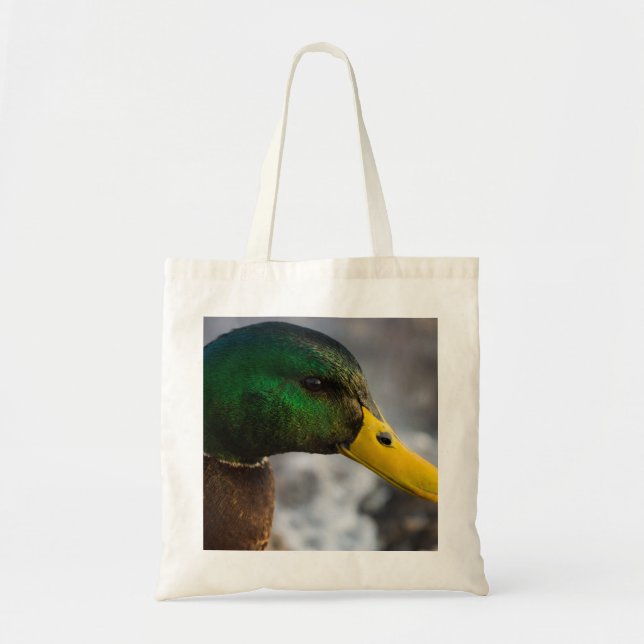 Tote Bag Portrait de Colvert mâle (Devant)