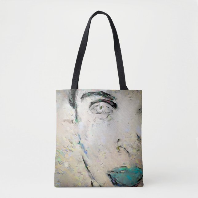 Tote Bag Portrait de femme (Devant)