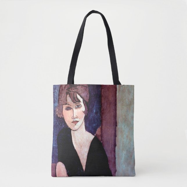 Tote Bag Portrait de femme, Modigliani (Devant)