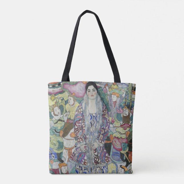 Tote Bag Portrait de Friederike Maria Beer par Gustav Klimt (Dos)