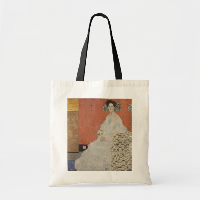 Tote Bag Portrait de Fritza Riedler par Gustav Klimt (Devant)
