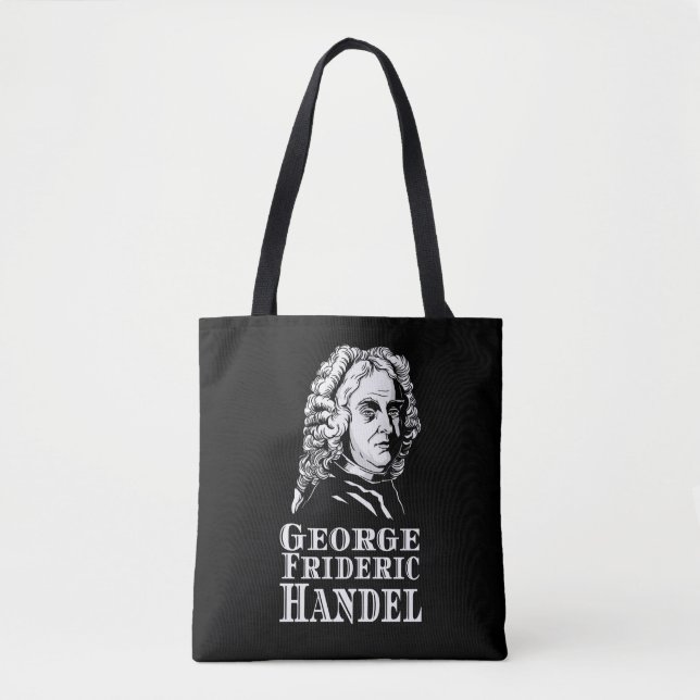 Tote Bag Portrait de George Frideric Handel (Devant)