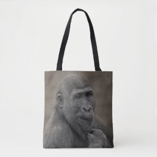 Tote Bag Portrait de Gorilla Shufai