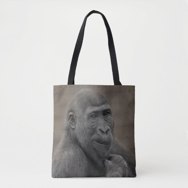 Tote Bag Portrait de Gorilla Shufai (Devant)