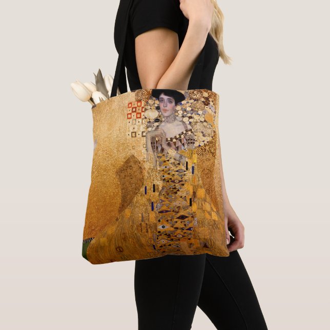 Tote Bag Portrait de Gustav Klimt d'Adel Bloch Bauer 1907 (De près)