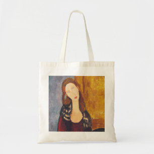 Tote Bag Portrait de Jeanne Hebuterne par Amedeo Modigliani