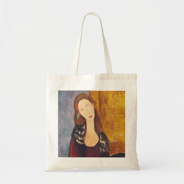 Tote Bag Portrait de Jeanne Hebuterne par Amedeo Modigliani (Devant)