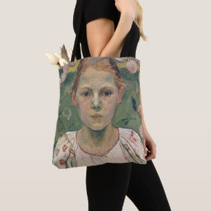 Tote Bag Portrait de Kathe von Bach dans le jardin
