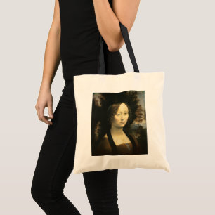 Tote Bag Portrait de Léonard de Vinci de Ginevra Benci