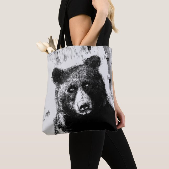 Tote Bag Portrait de l'ours (De près)